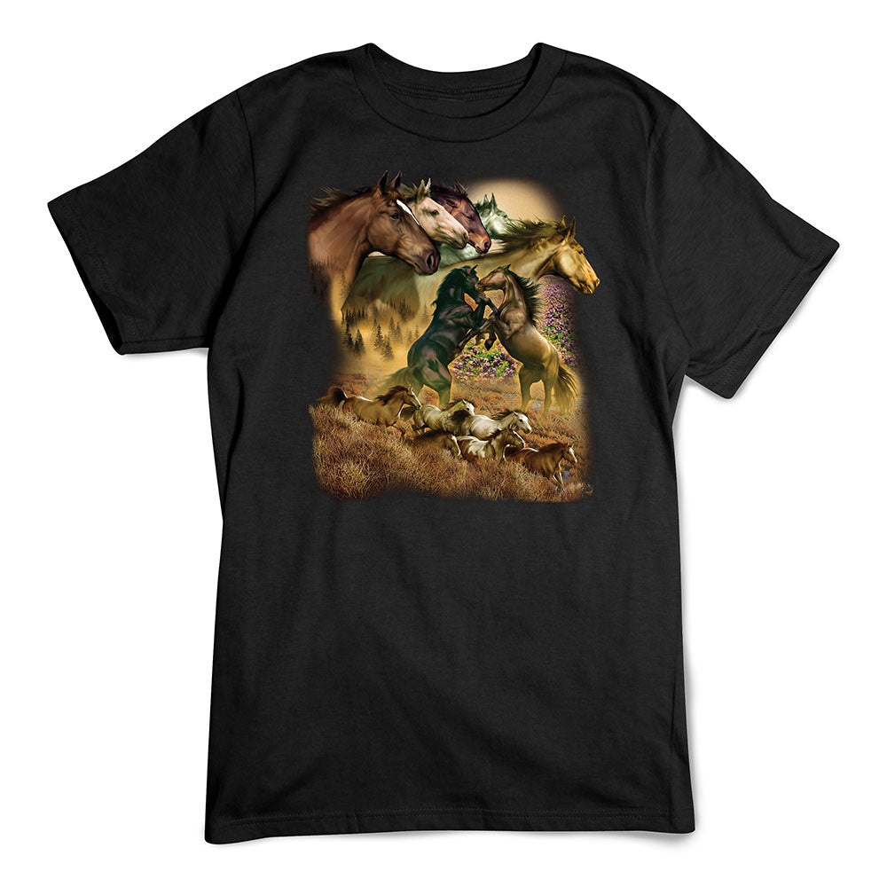 Horse T-Shirt, Wild Horses