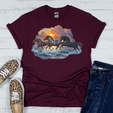 Load image into Gallery viewer, Horse T-Shirt, Against the Wind
