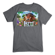 Load image into Gallery viewer, Horse T-Shirt, At The Garden Gate
