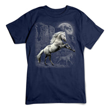 Load image into Gallery viewer, Horse T-Shirt, White Horse Wilderness
