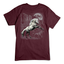 Load image into Gallery viewer, Horse T-Shirt, White Horse Wilderness
