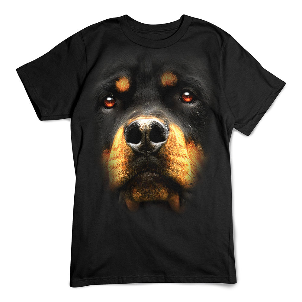Rottweiler T-Shirt, Rottweiler Face