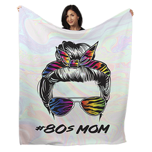 Load image into Gallery viewer, 50&quot; x 60&quot; 80&#39;s Mom Plush Minky Blanket
