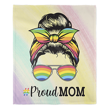 Load image into Gallery viewer, 50&quot; x 60&quot; Proud Mom Plush Minky Blanket
