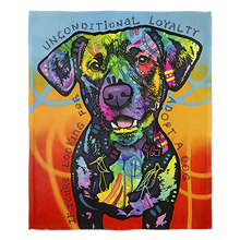 Load image into Gallery viewer, 50&quot; x 60&quot; Unconditional Loyalty Plush Minky Blanket

