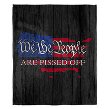 Load image into Gallery viewer, 50&quot; x 60&quot; Pissed Off America Plush Minky Blanket
