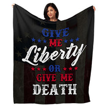 Load image into Gallery viewer, 50&quot; x 60&quot; Give Me Liberty Plush Minky Blanket
