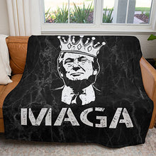 Load image into Gallery viewer, 50&quot; x 60&quot; King MAGA Plush Minky Blanket
