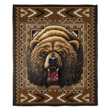 Load image into Gallery viewer, 50&quot; x 60&quot; Bear Plush Minky Blanket
