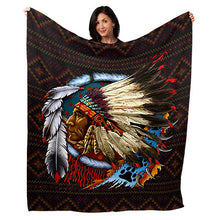 Load image into Gallery viewer, 50&quot; x 60&quot; Chief Plush Minky Blanket
