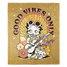 Load image into Gallery viewer, 50&quot; x 60&quot; Good Vibes Only Betty Plush Minky Blanket

