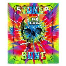 Load image into Gallery viewer, 50&quot; x 60&quot; Stoned to the Bone Plush Minky Blanket
