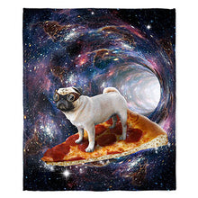 Load image into Gallery viewer, 50&quot; x 60&quot; Pizza Surfer Plush Minky Blanket
