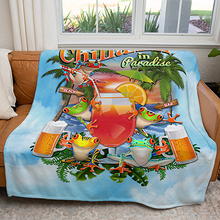 Load image into Gallery viewer, 50&quot; x 60&quot; Chillaxin Plush Minky Blanket

