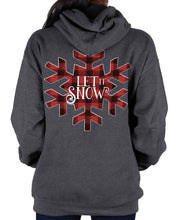 Load image into Gallery viewer, Women&#39;s Christmas Hoodie Let It Snow
