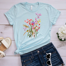 Load image into Gallery viewer, Floral Spring T-shirt, Spring Flowers Tee
