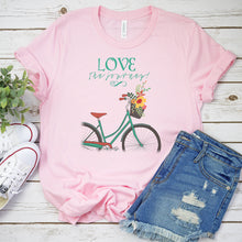 Load image into Gallery viewer, Bicycle T-shirt, Love The Journey Tee
