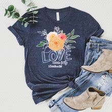Load image into Gallery viewer, Inspirational T-shirt, Love Never Fails Tee
