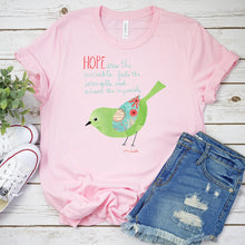Load image into Gallery viewer, Inspirational T-shirt, Hope Bird Tee
