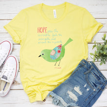Load image into Gallery viewer, Inspirational T-shirt, Hope Bird Tee
