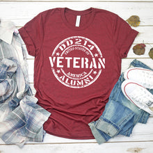 Load image into Gallery viewer, Veterans T-shirt, DD214 Veteran Tee

