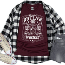 Load image into Gallery viewer, Whiskey T-shirt, Outlaw Whiskey Tee
