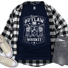 Load image into Gallery viewer, Whiskey T-shirt, Outlaw Whiskey Tee
