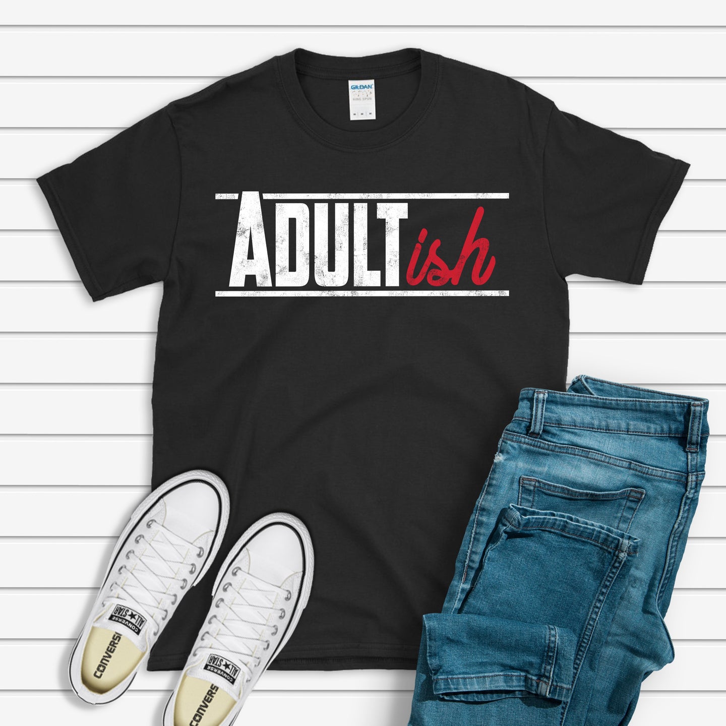 Humorous T-shirt, Adultish Tee Tee