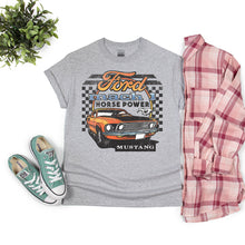Load image into Gallery viewer, Ford T-shirt, Mustang Mach Horsepower Tee
