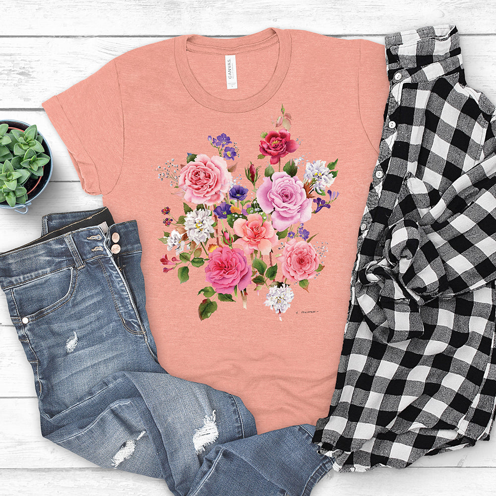 Springtime T-Shirt, Rosa Tee
