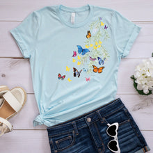 Load image into Gallery viewer, Springtime T-Shirt, Butterfly Shoulder Tee
