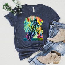Load image into Gallery viewer, Horses T-Shirt, Rainbow Horse Tee
