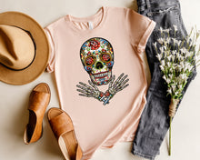 Load image into Gallery viewer, Day of The Dead T-Shirt, Sugar Skull Tee
