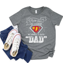 Load image into Gallery viewer, Fathers Day T-Shirt, Super Dad Tee
