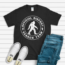 Load image into Gallery viewer, Funny T-Shirt, Official Bigfoot Search Team Tee
