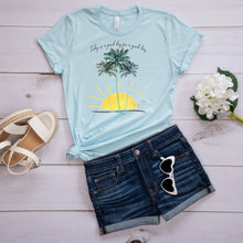 Load image into Gallery viewer, Inspirational T-Shirt, Good Day Palms Tee
