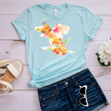 Load image into Gallery viewer, Springtime Floral T-Shirt, Monarch &amp; Milkweed Tee
