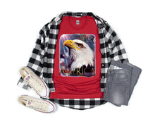 Load image into Gallery viewer, American Pride T-shirt, God Bless America Eagle Tee
