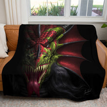 Load image into Gallery viewer, Lair Of Shadows 50&quot; x 60&quot; Fleece Blanket
