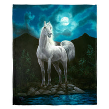 Load image into Gallery viewer, Moonlight 50&quot; x 60&quot; Fleece Blanket
