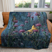 Load image into Gallery viewer, Wings of Gold 50&quot; x 60&quot; Fleece Blanket
