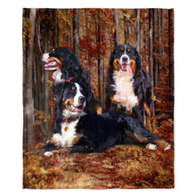 Load image into Gallery viewer, Bernese Mountain Dog 50&quot; x 60&quot; Fleece Blanket
