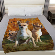 Load image into Gallery viewer, Chihuahua 50&quot; x 60&quot; Fleece Blanket
