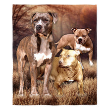 Load image into Gallery viewer, Pitbull 50&quot; x 60&quot; Fleece Blanket
