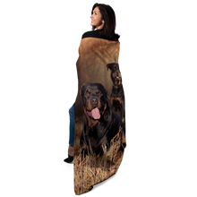 Load image into Gallery viewer, Rottweiler 50&quot; x 60&quot; Fleece Blanket
