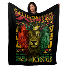 Load image into Gallery viewer, To Be Kings 50&quot; x 60&quot; Fleece Blanket
