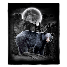 Load image into Gallery viewer, Black Bear Wilderness 50&quot; x 60&quot; Fleece Blanket
