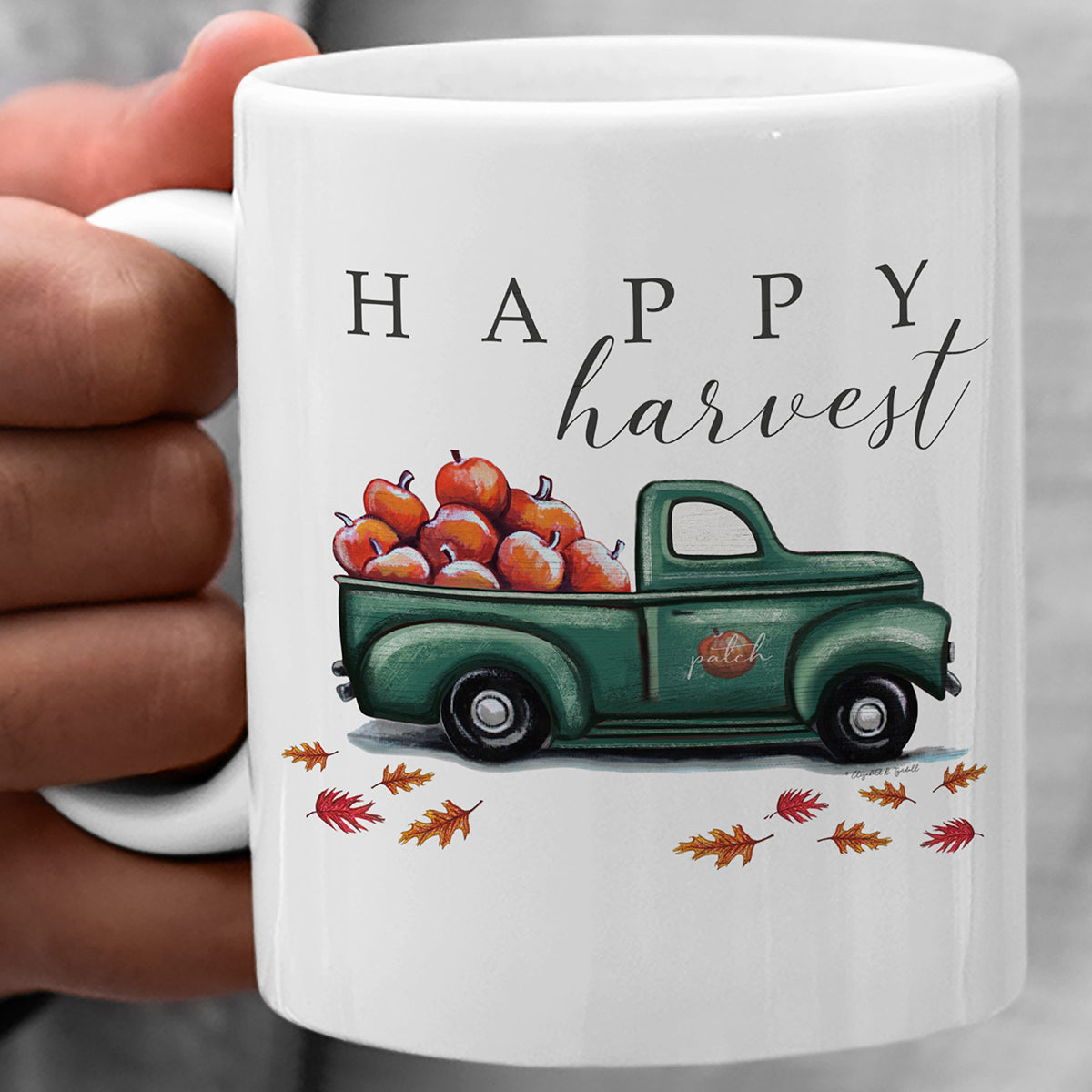 Happy Harvest Truck Coffee Mug