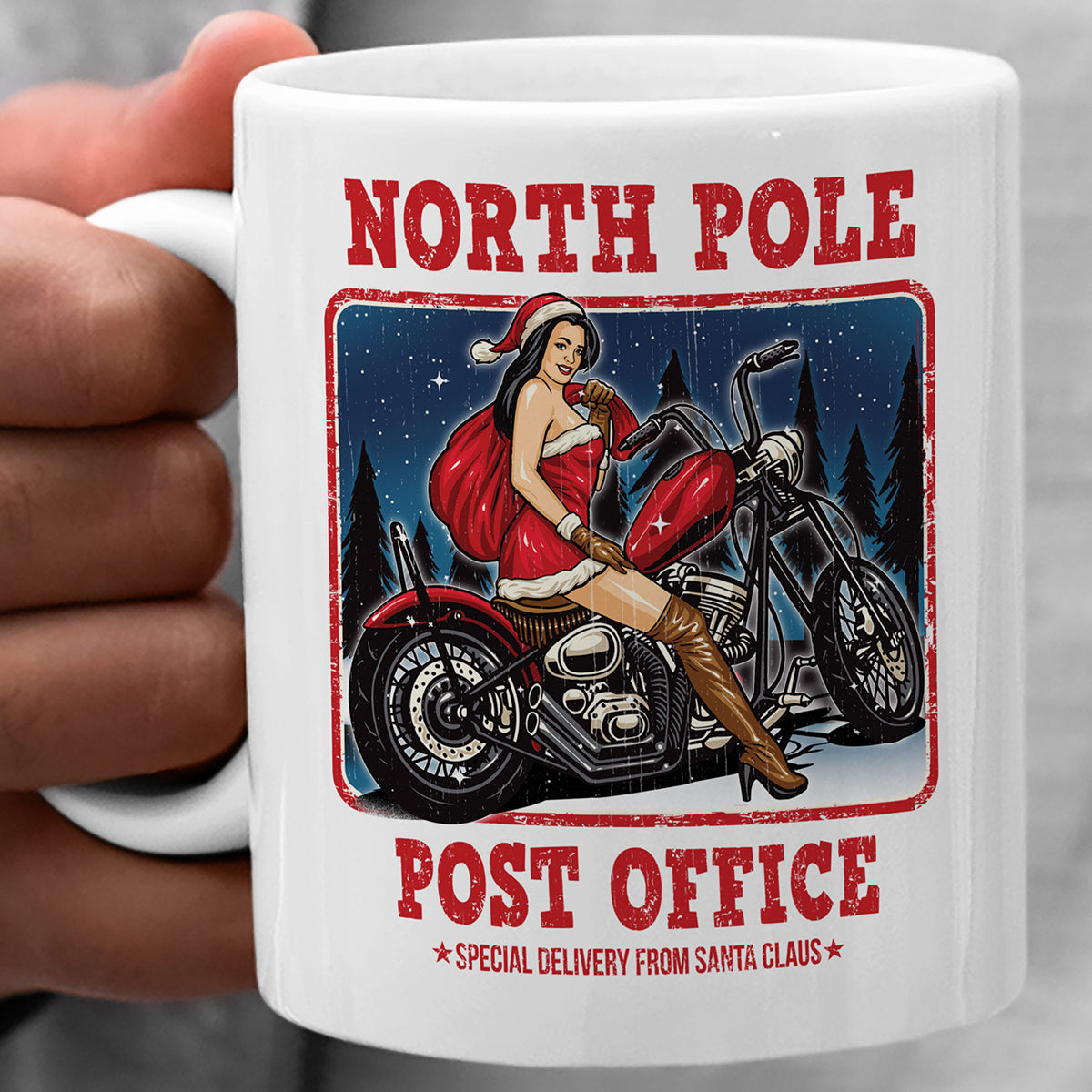 North Pole Post Office Coffee Mug