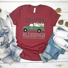 Load image into Gallery viewer, Autumn Blessings Truck T-shirt, Autumn Tee
